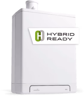 Productfoto van de Intergas HRE met Hybrid Ready label